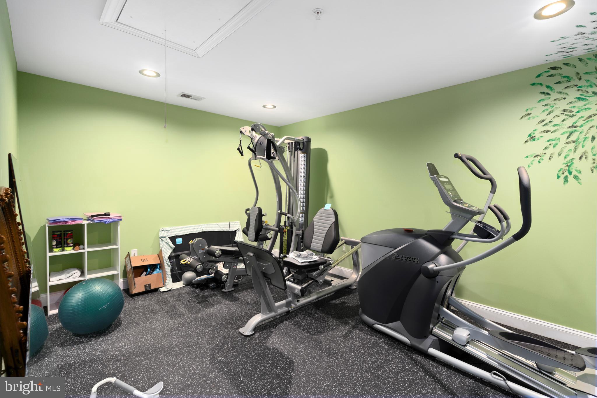 818 Hidden Bluff Circle Catonsville, MD 21228 - Photo 24 of 36 a view of a room with gym equipment