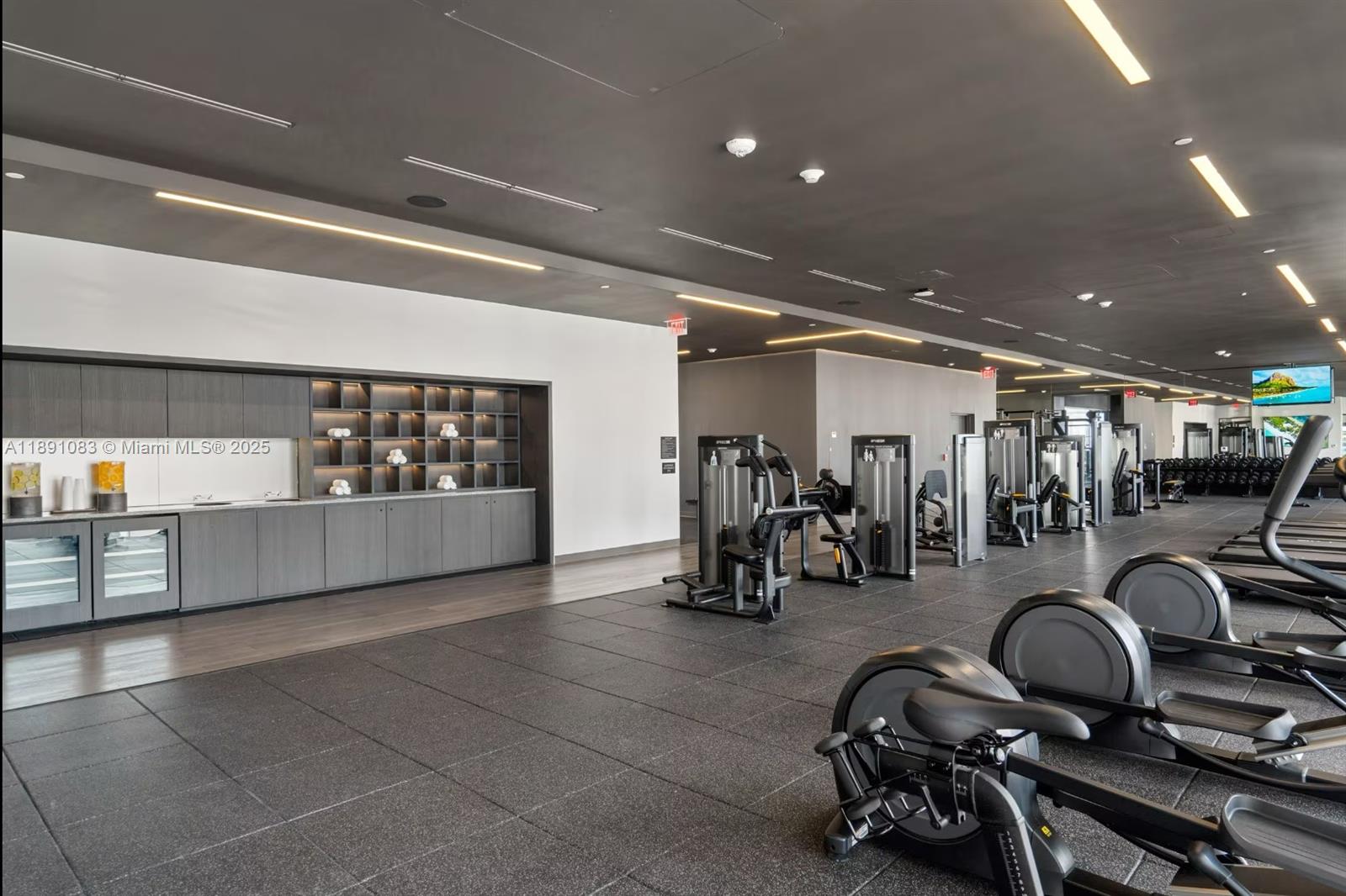 601 Northeast 1st Avenue, Unit 1619 Miami, FL 33132 - Photo 17 of 17 a view of a room with gym equipment