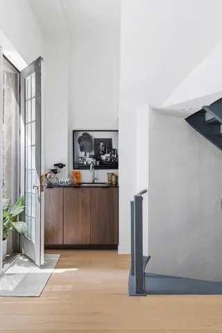a view of a utility room with washer and dryer