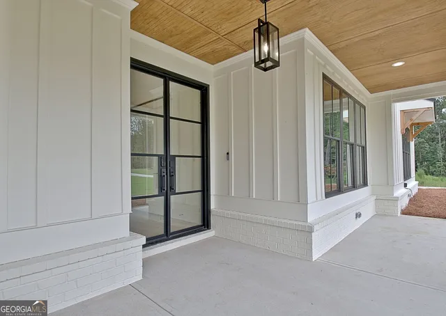 a view of a entryway door of the house