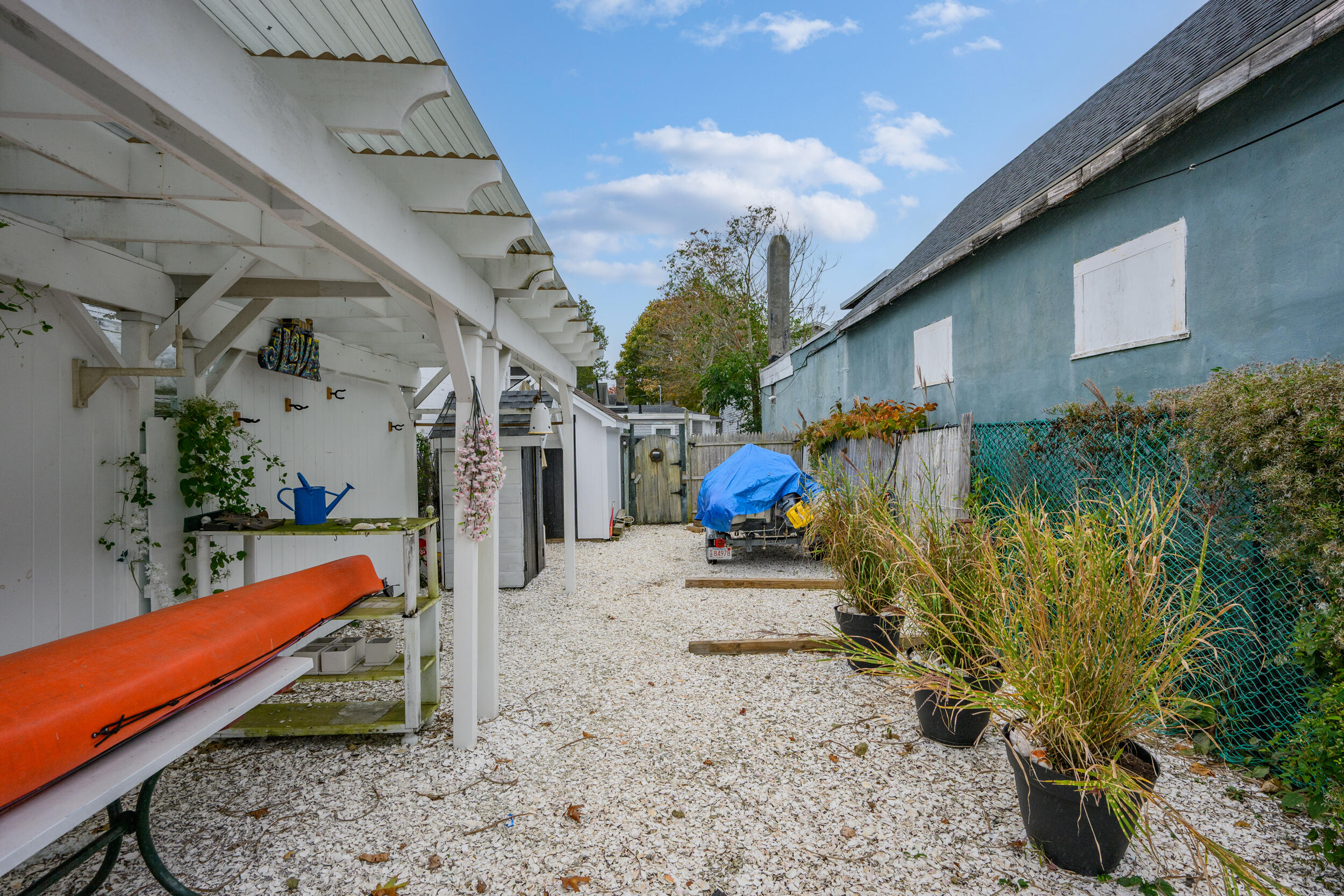 218 Onset Avenue Onset, MA 02558 - Photo 14 of 14 a view of a backyard with a patio