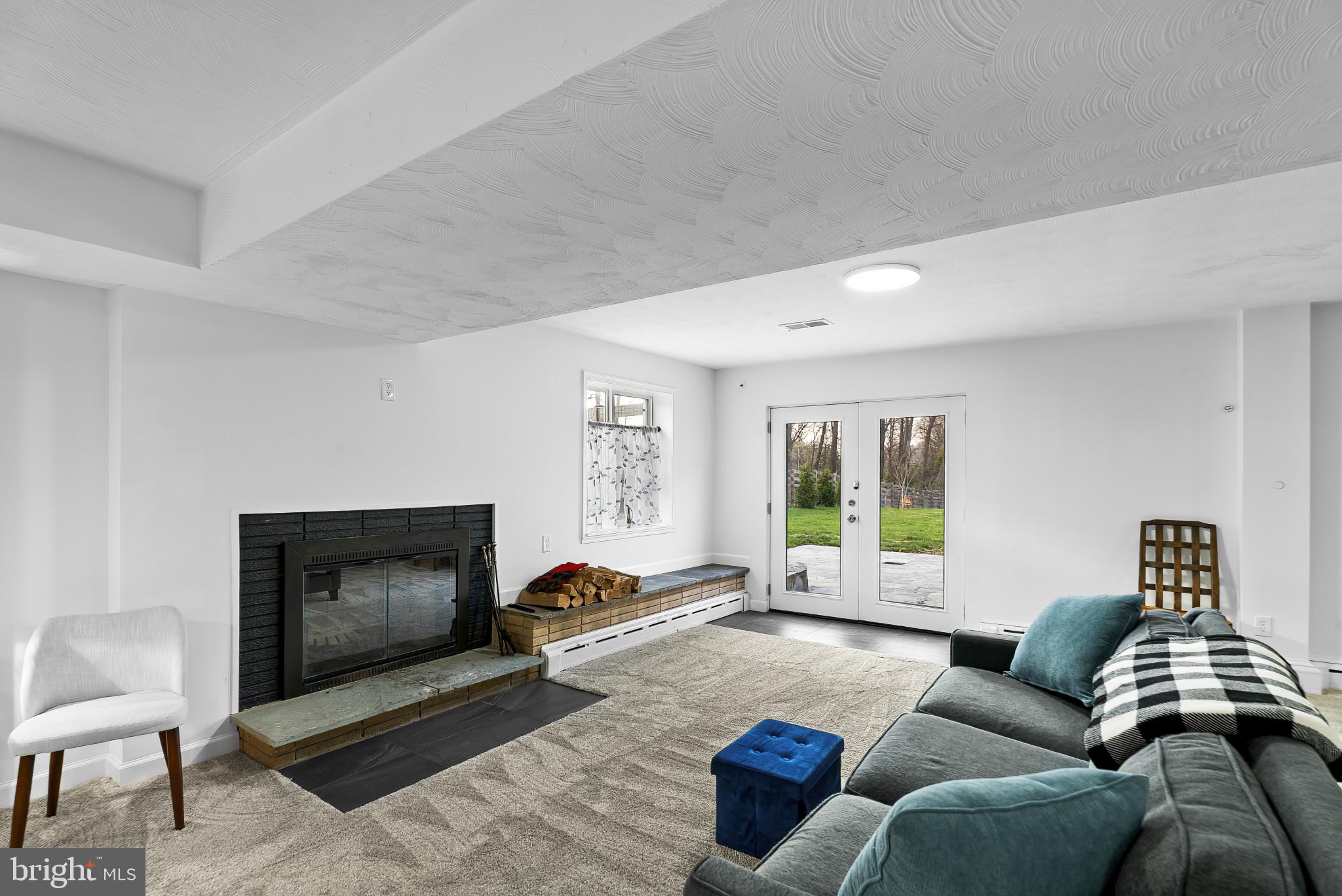512 Quaint Acres Drive Silver Spring, MD 20904 - Photo 27 of 46 Basement with fireplace