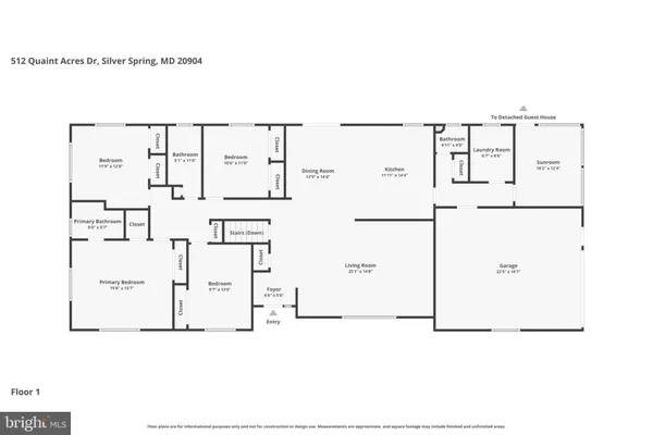 $1,149,000 | 512 Quaint Acres Drive, Silver Spring, MD 20904