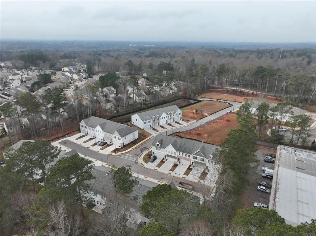 341 Colsen Drive Acworth, GA 30102 - Photo 33 of 36 an aerial view of residential house with outdoor space