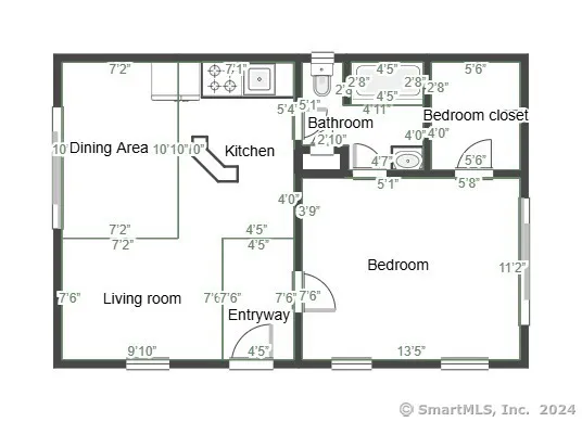 $3,250 | 3 Wild Rose Lane, Unit COTTAGE, Darien, CT 06820