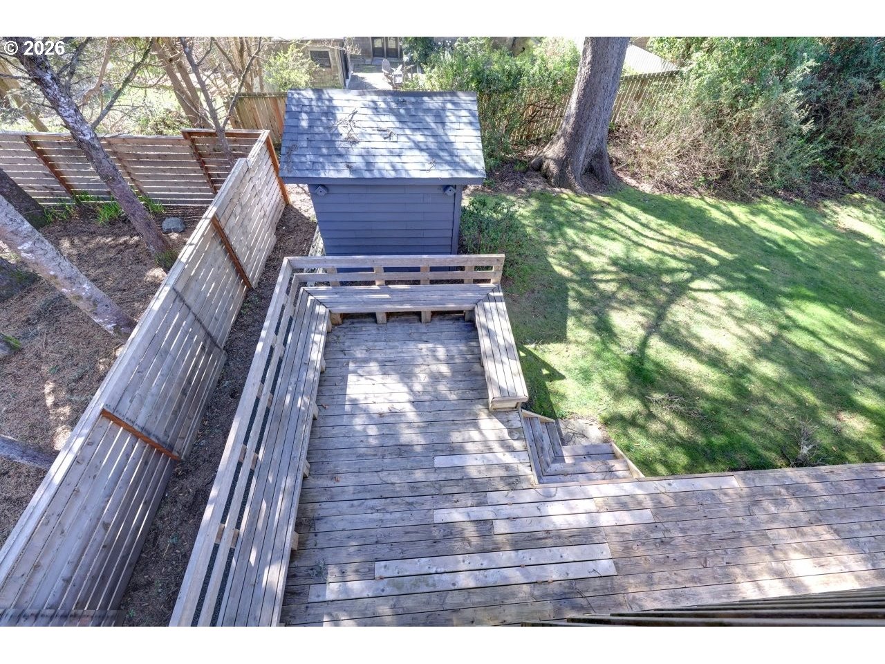 163 West 1st Street Cannon Beach, OR 97110 - Photo 31 of 42 a view of an outdoor space with garden