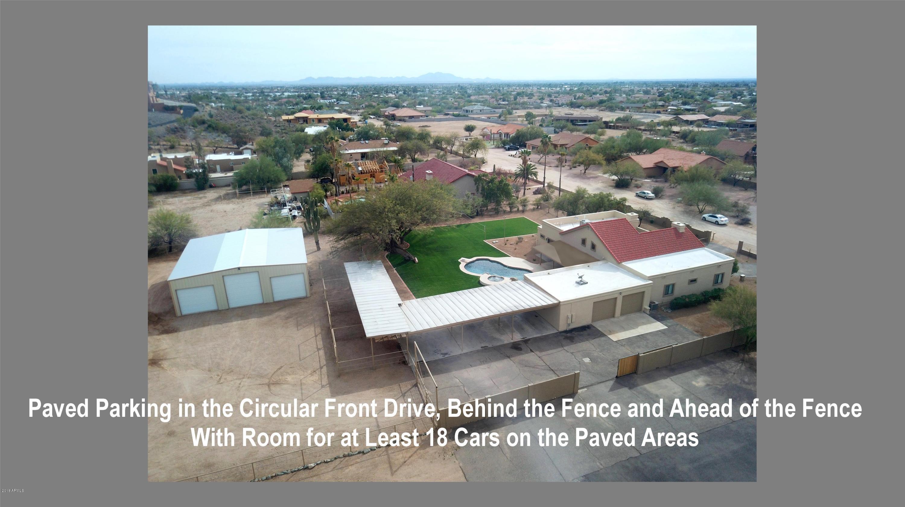 10711 East Adobe Road Mesa, AZ 85207 - Photo 36 of 49 Aerial of Parking