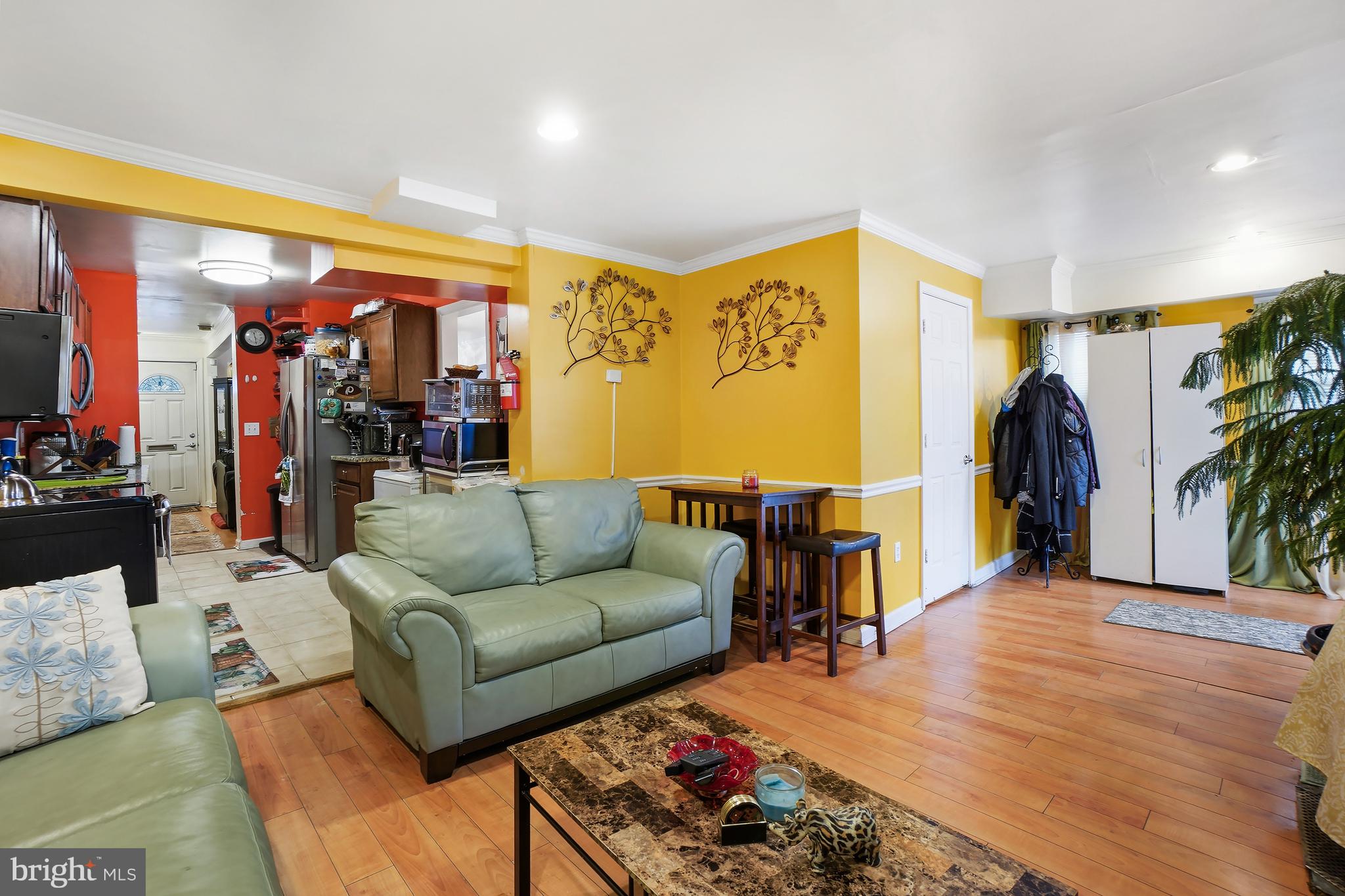 1018 45th Street Northeast Washington, DC 20019 - Photo 15 of 30 a living room with furniture and a flat screen tv