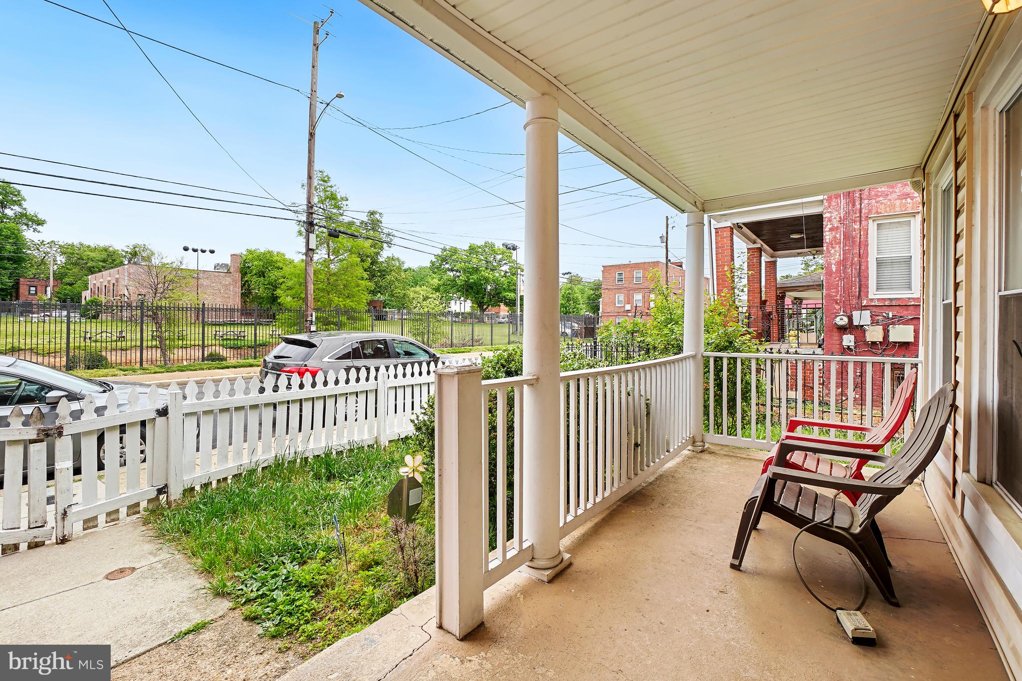 1018 45th Street Northeast Washington, DC 20019 - Photo 3 of 30 a view of a two chairs in the porch