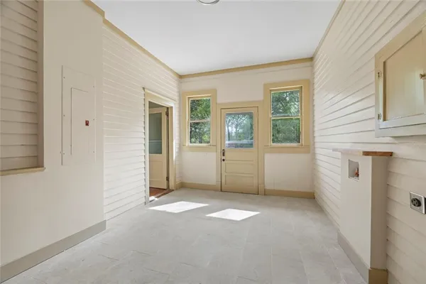 a view of an empty room with window