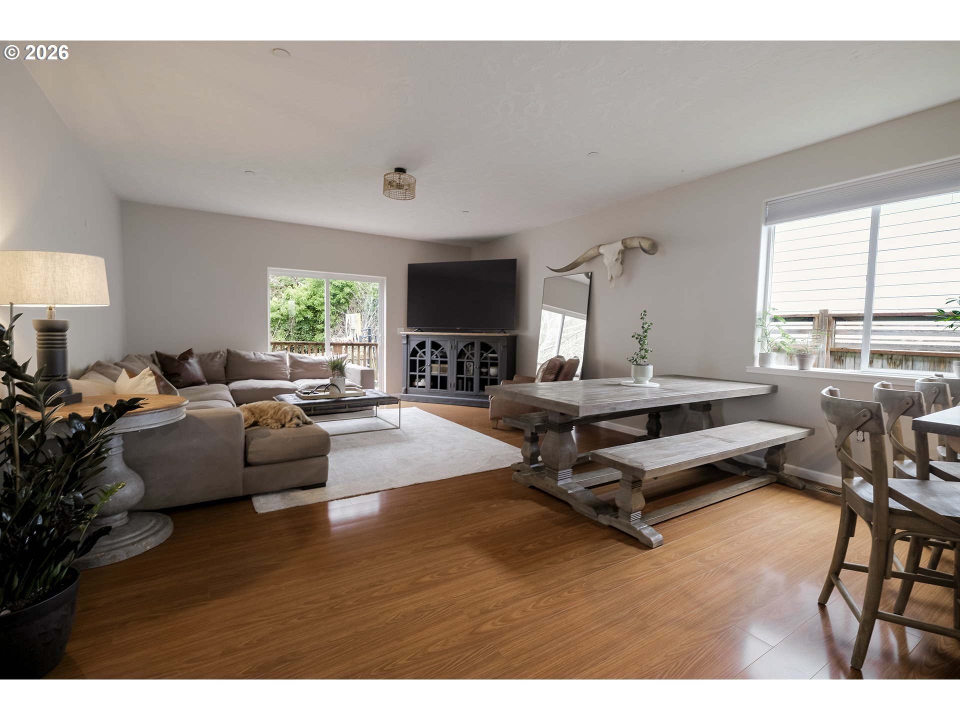 1732 Southeast 3rd Street Astoria, OR 97103 - Photo 11 of 30 a living room with furniture and a large window