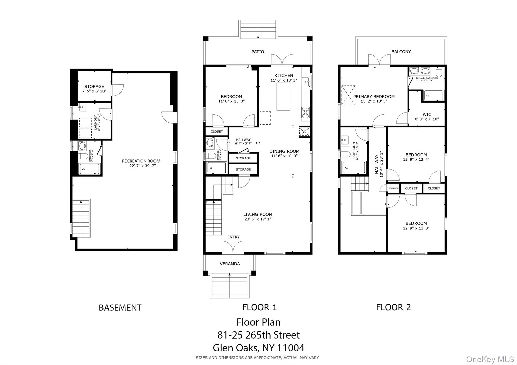 81-25 265th Street Queens, NY 11004 - Photo 44 of 44 View of property floor plan