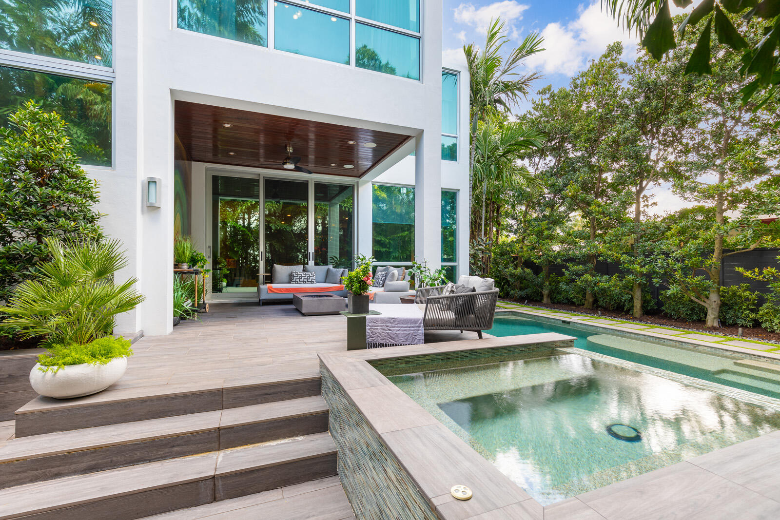 1011 Bucida Road Delray Beach, FL 33483 - Photo 30 of 33 Pool to House