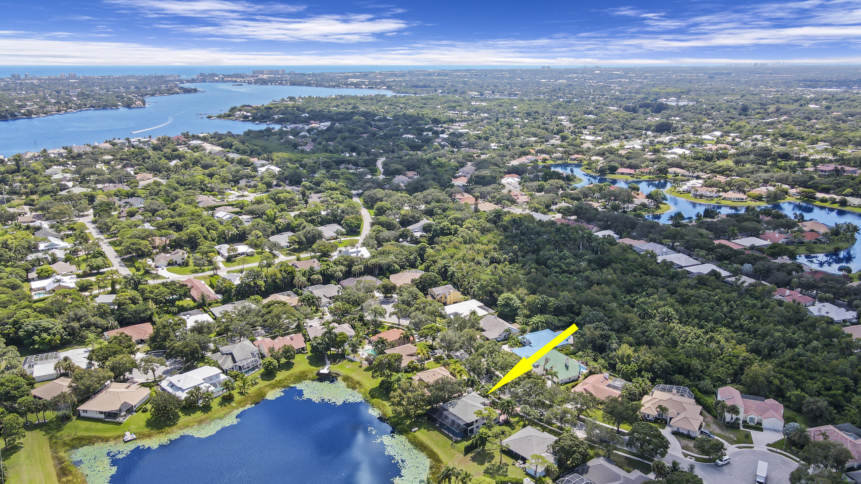 6369 Longleaf Pine Drive Jupiter, FL 33458 - Photo 50 of 53 an aerial view of multiple house