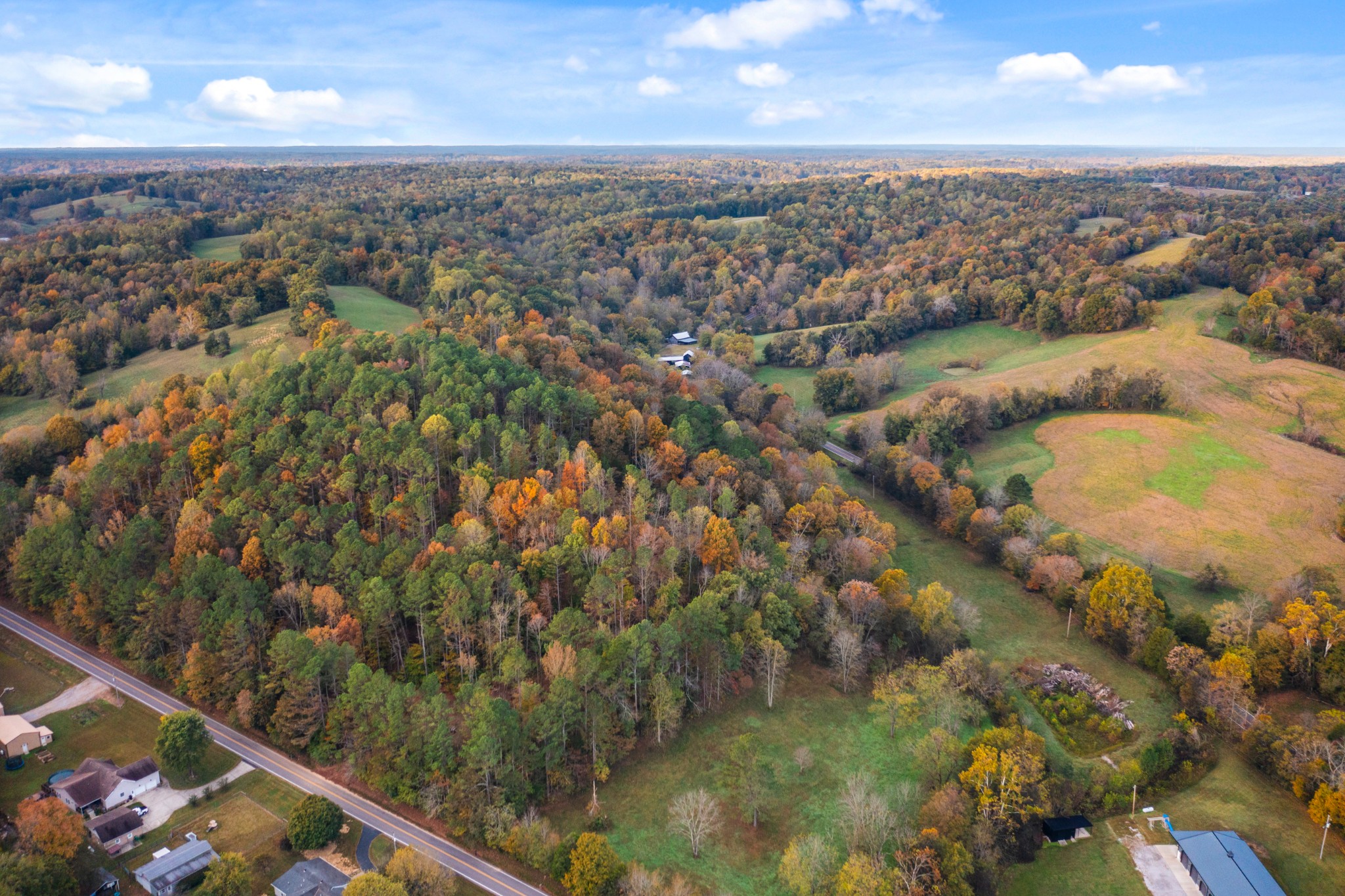 0 Buck Smith Palmyra, TN 37142 - Photo 4 of 10 an aerial view of residential houses with outdoor space and trees