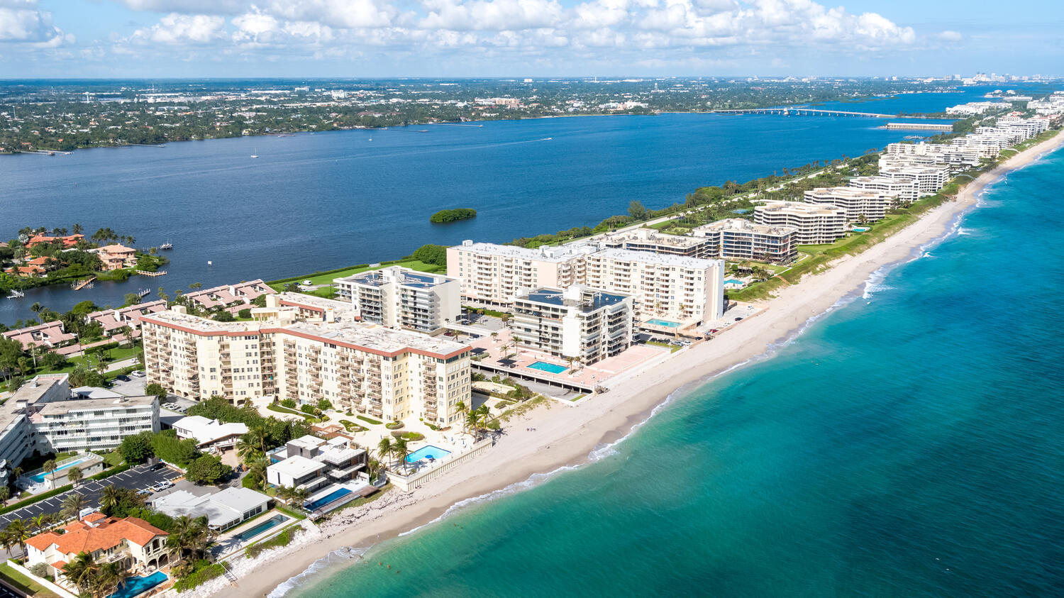 3475 South Ocean Boulevard, Unit 2160 Palm Beach, FL 33480 - Photo 52 of 54 a view of lake with city
