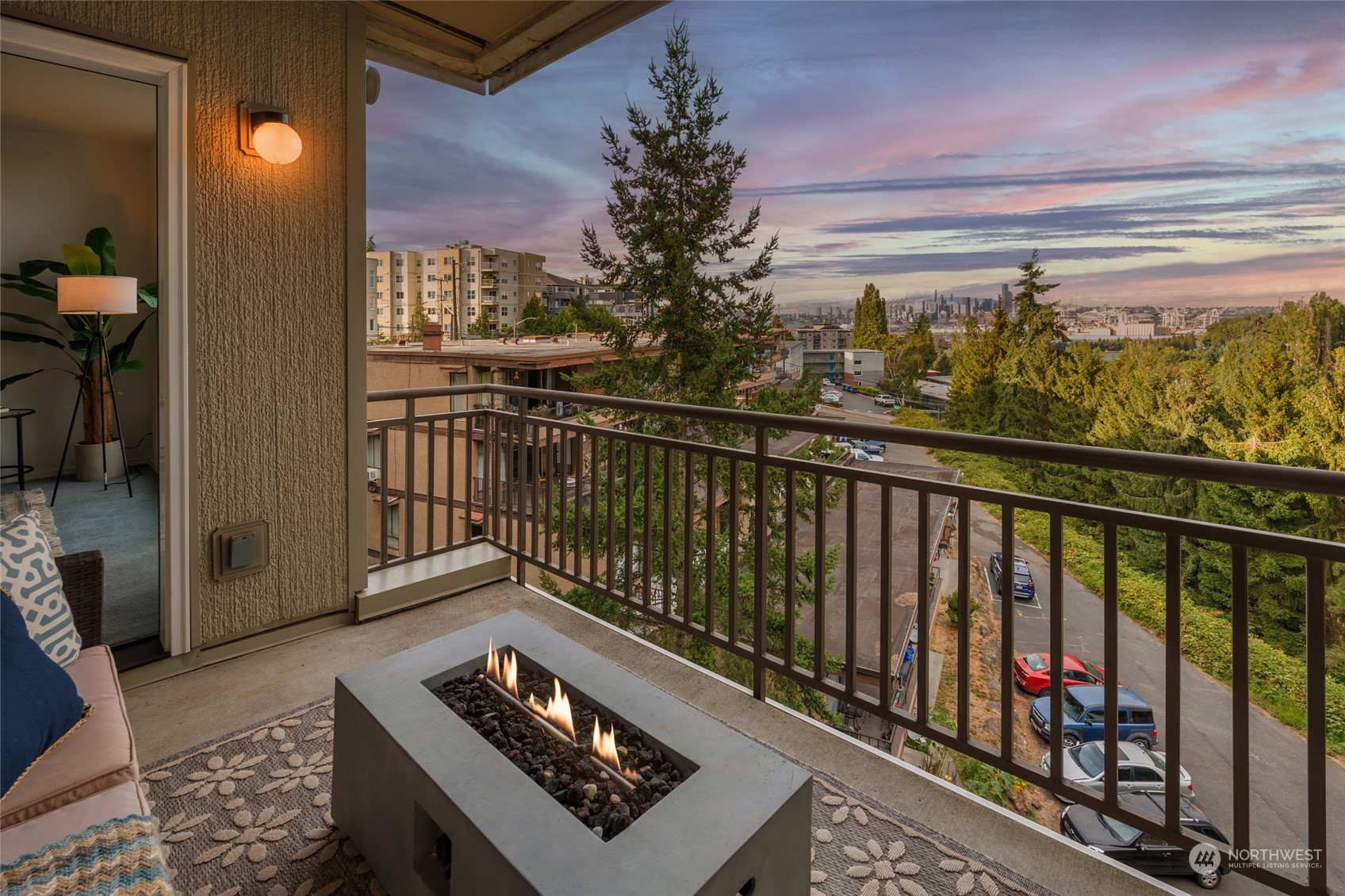 3221 Southwest Avalon Way, Unit 305 Seattle, WA 98126 - Photo 3 of 40 a view of a balcony with furniture