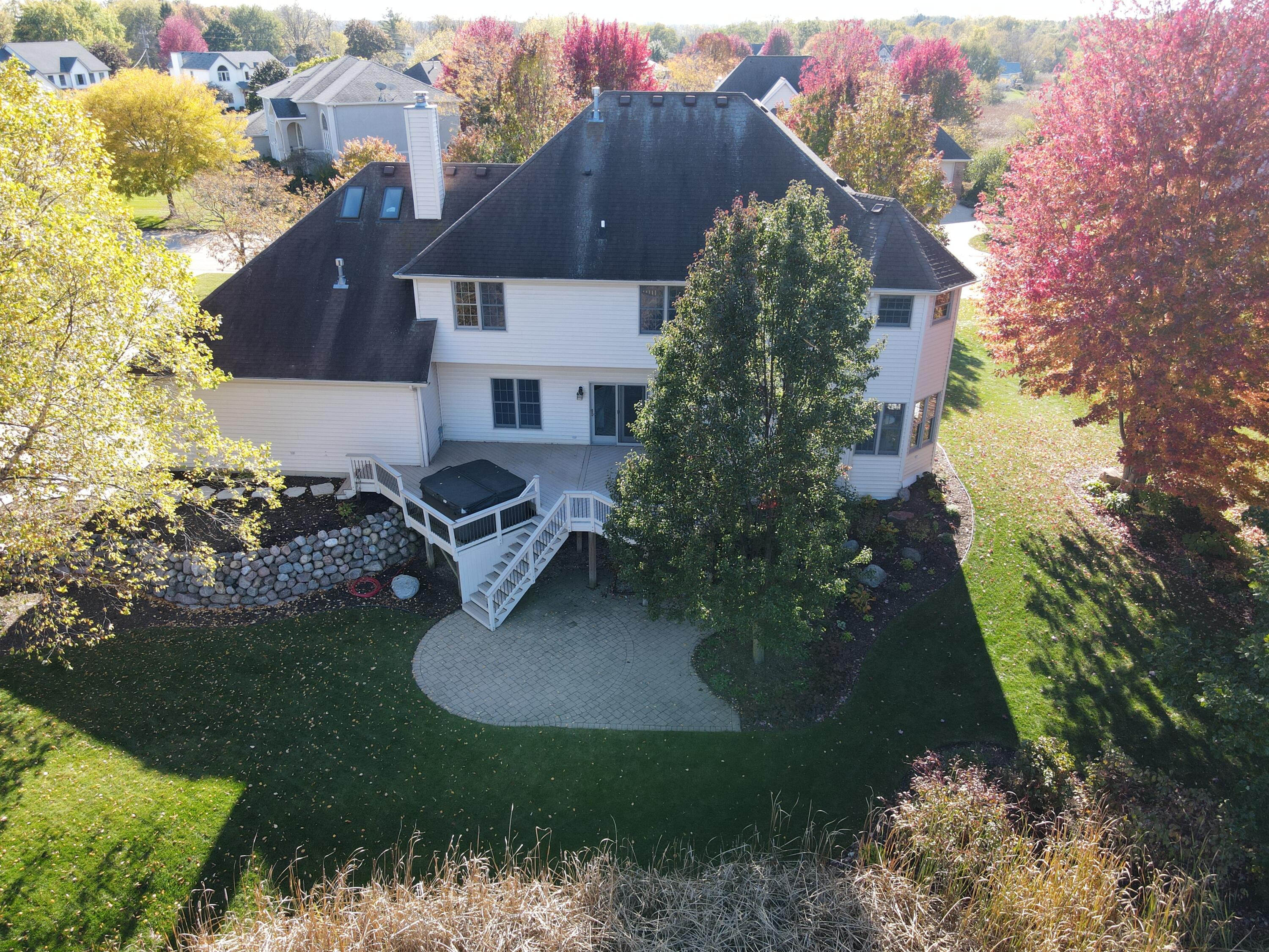 8443 Northview Drive Pleasant Prairie, WI 53158 - Photo 2 of 73 Rear with patio