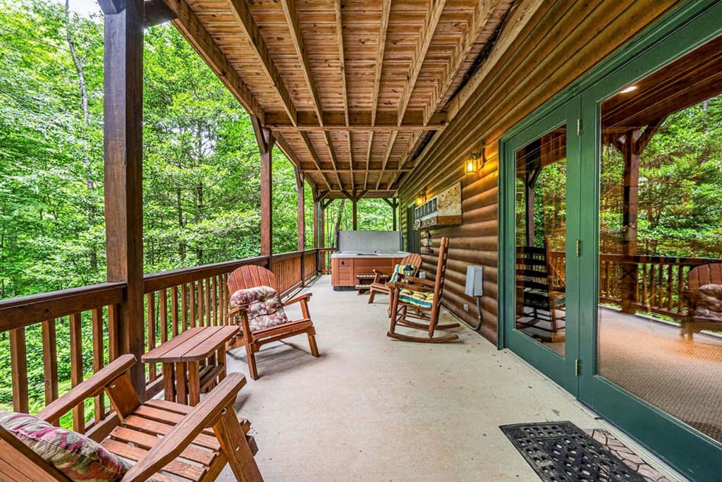 115 Lakota Trail Blue Ridge, GA 30513 - Photo 35 of 49 a view of chairs and balcony with furniture