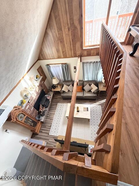 1037 Porter Drive Bushkill, PA 18324 - Photo 16 of 17 a view of entryway with wooden floor