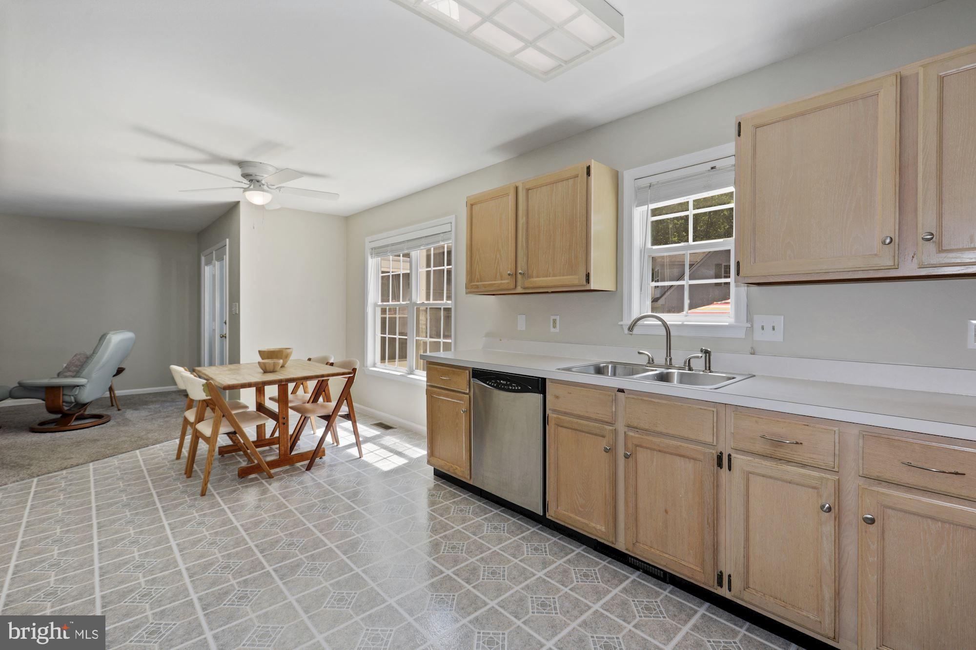 24 Port Royal Road Ocean View, DE 19970 - Photo 12 of 39 Open Kitchen | Sun-Bathed Breakfast Area