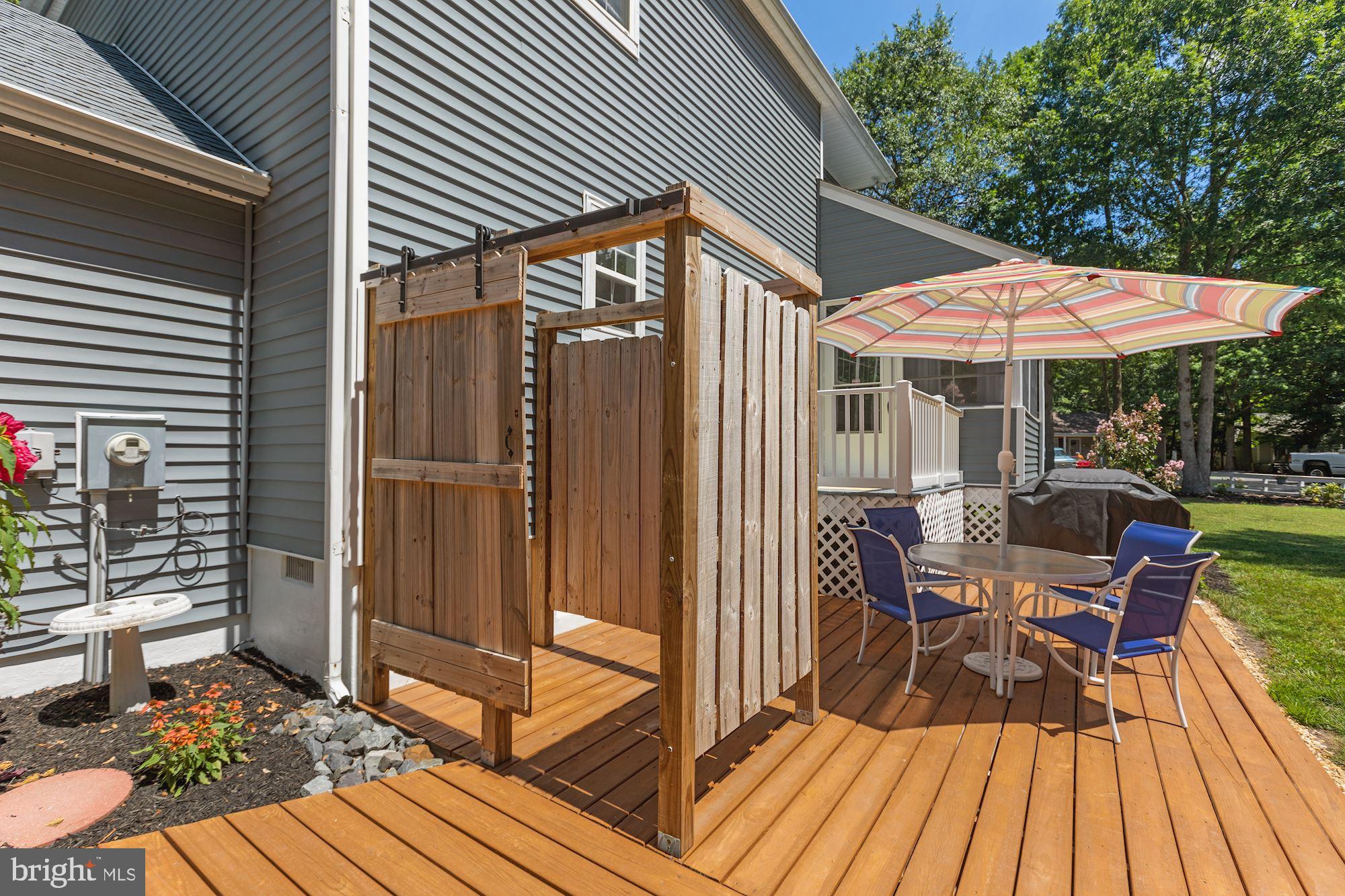 24 Port Royal Road Ocean View, DE 19970 - Photo 32 of 39 Outdoor Shower and Boardwalk Patio