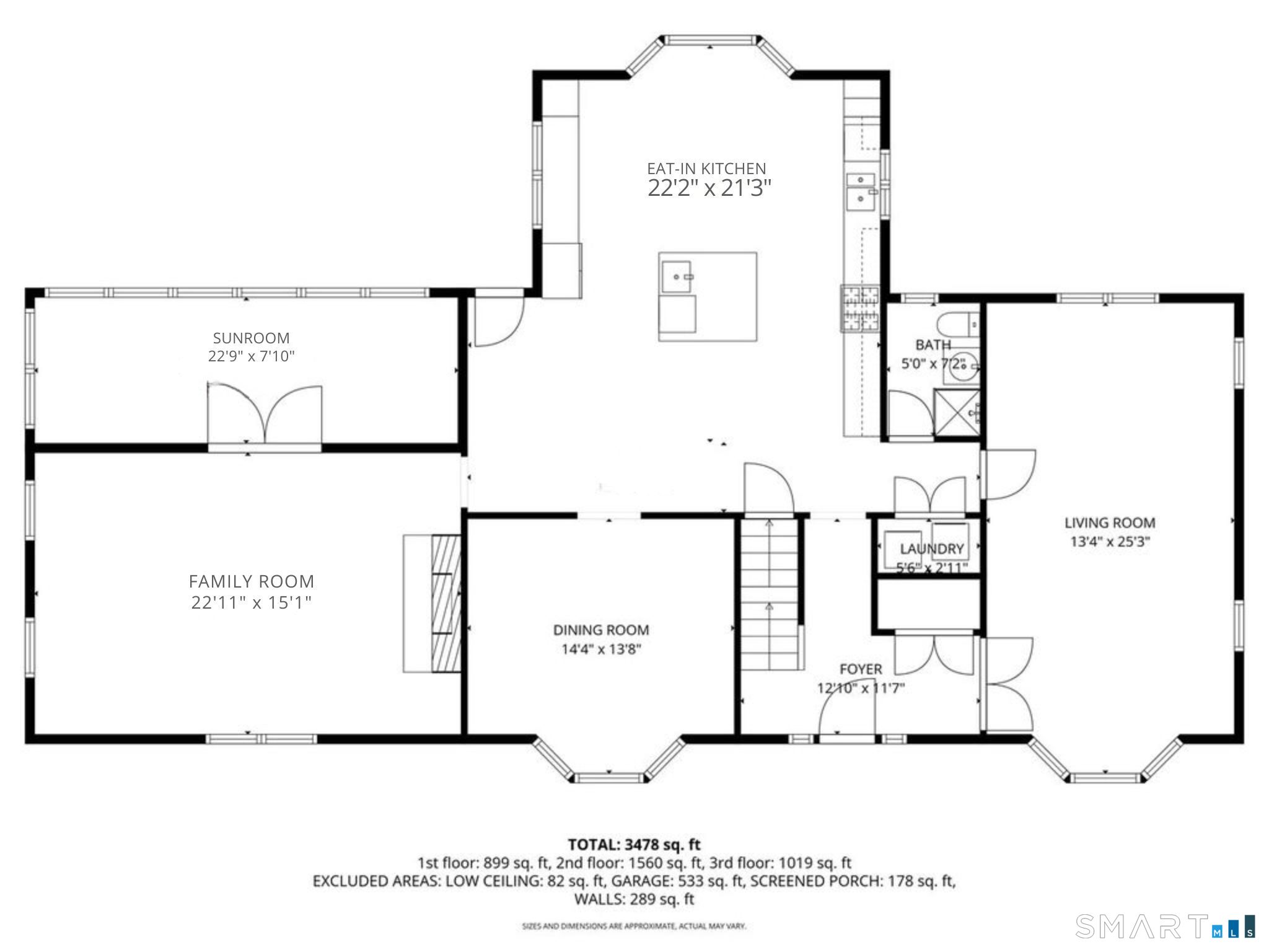 78 Benedict Road Monroe, CT 06468 - Photo 31 of 40 First Floor Layout