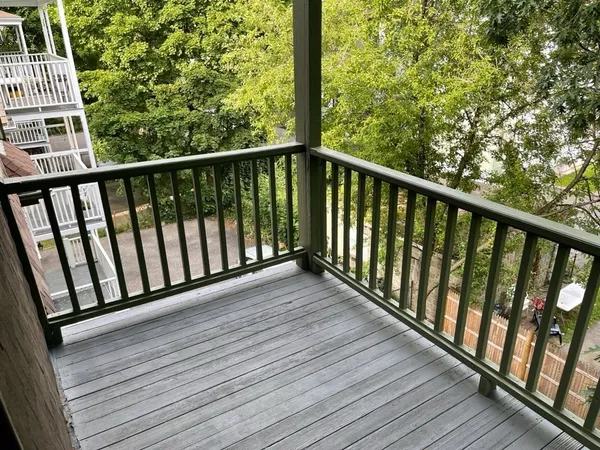 a view of outdoor space and deck