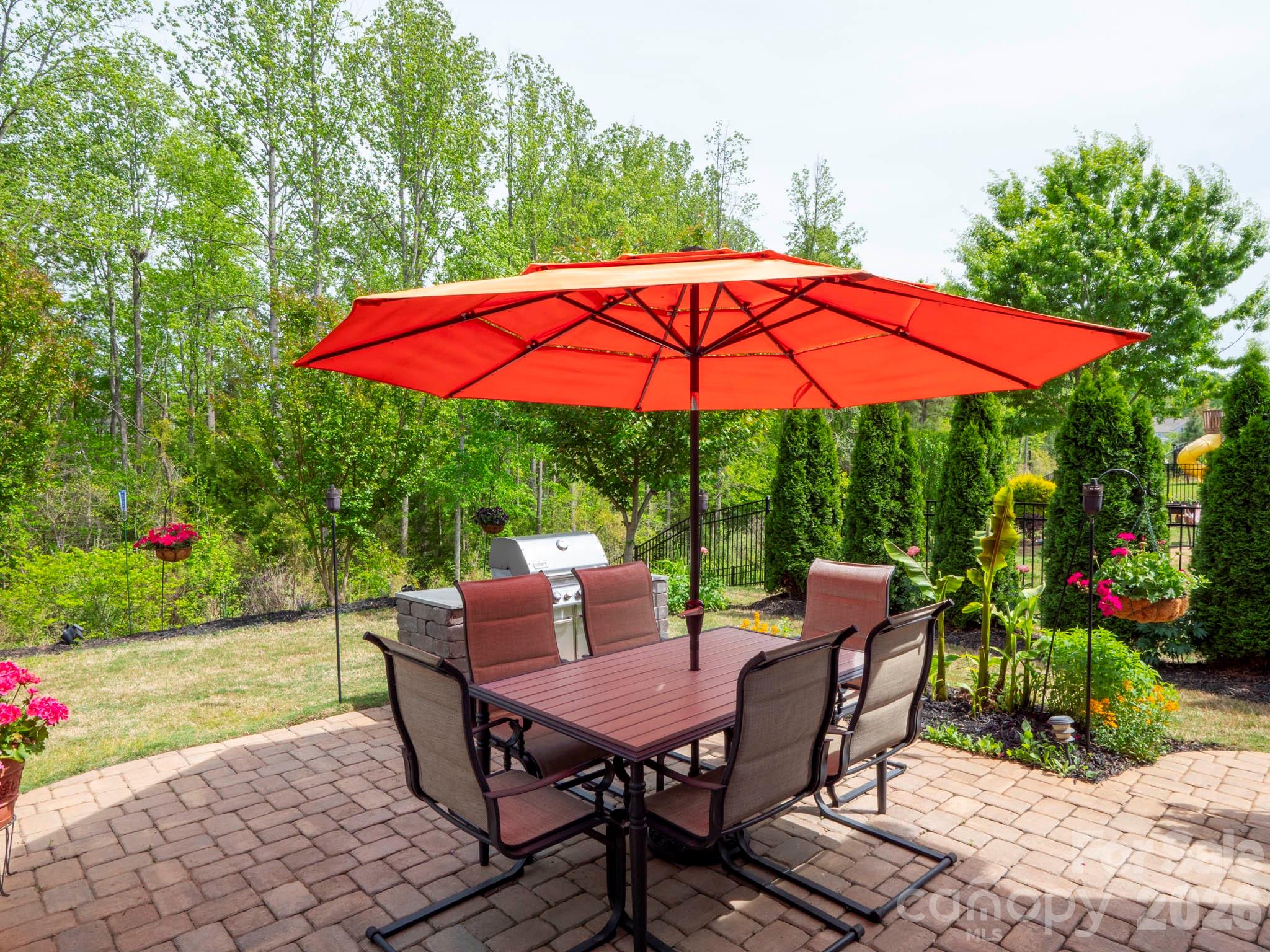 3036 Bridgewater Street Lancaster, SC 29720 - Photo 32 of 41 an outdoor space with furniture and umbrella