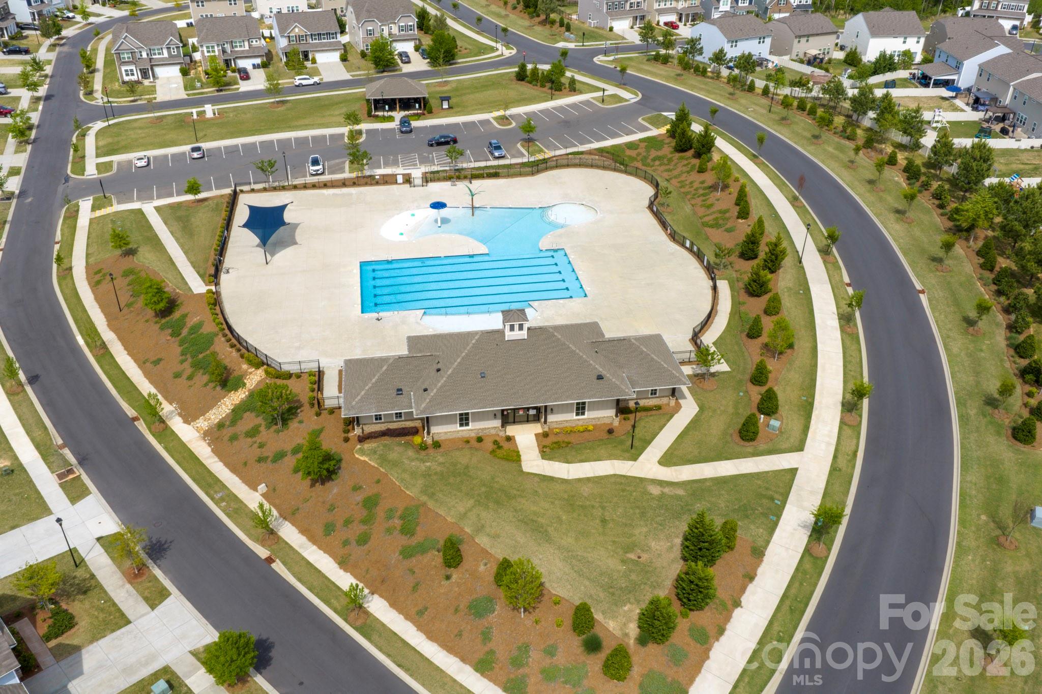 3036 Bridgewater Street Lancaster, SC 29720 - Photo 35 of 41 an aerial view of a swimming pool