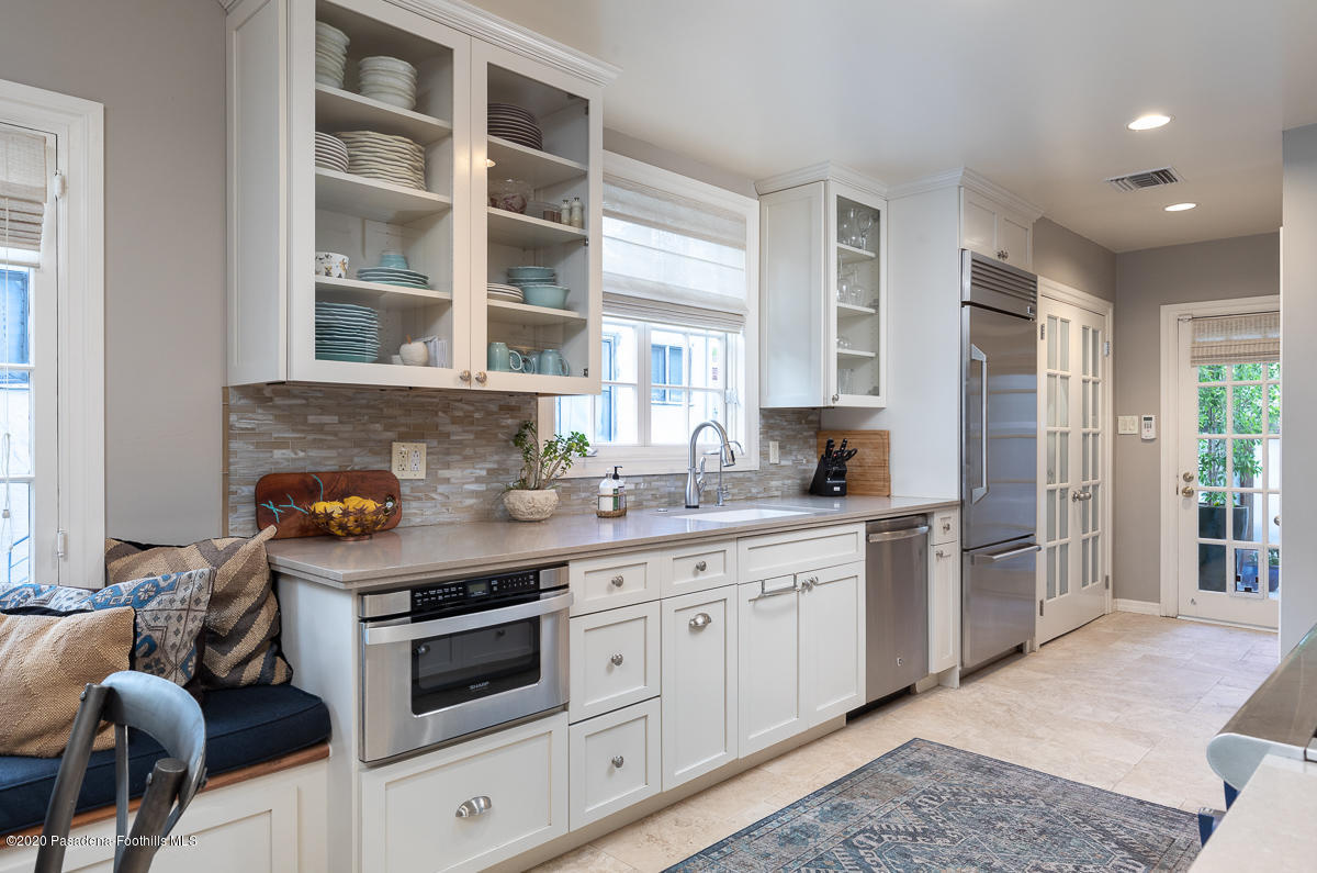 72 Annandale Road Pasadena, CA 91105 - Photo 15 of 45 a kitchen with stainless steel appliances granite countertop a stove and a sink