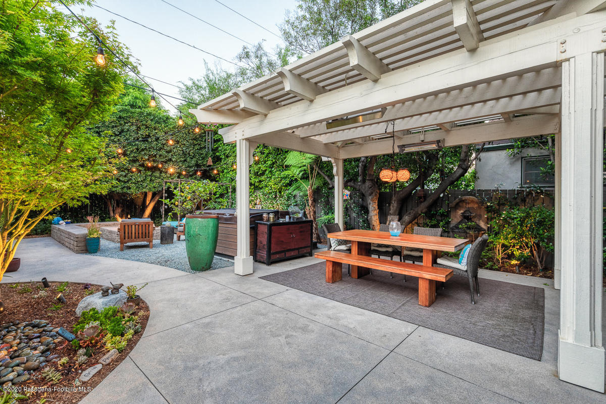 72 Annandale Road Pasadena, CA 91105 - Photo 40 of 45 a view of a chairs with a table in the patio