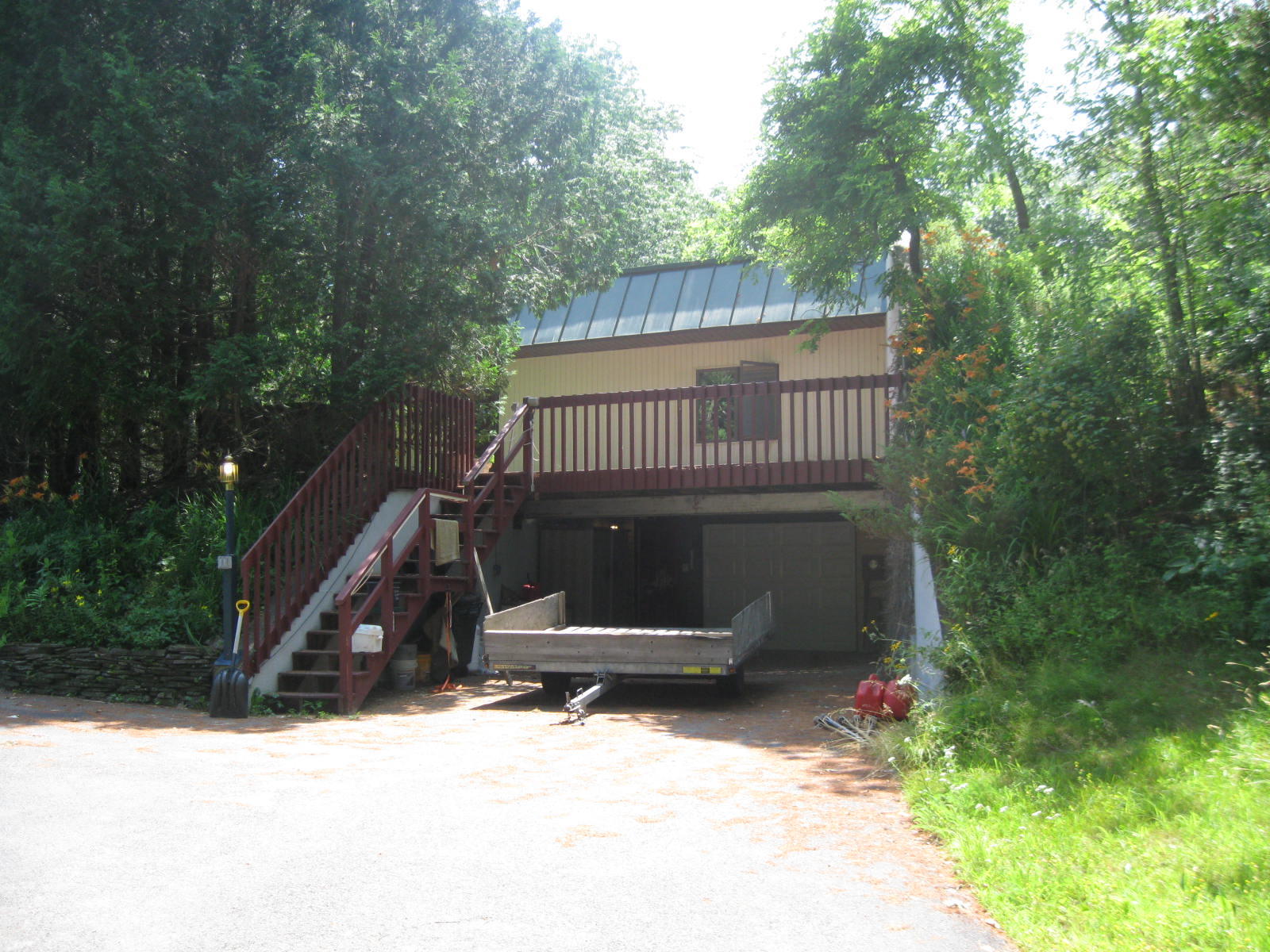 608 Neck Road South China, ME 04358 - Photo 20 of 30 Carport, Garage & Deck