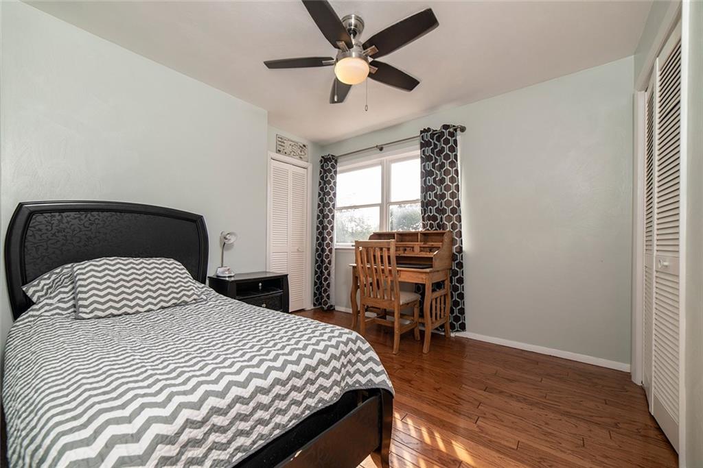 425 Marguerite Road Latrobe, PA 15650 - Photo 16 of 25 BEDROOM #3 WITH HARDWOOD FLOOR AND 2 CLOSETS.