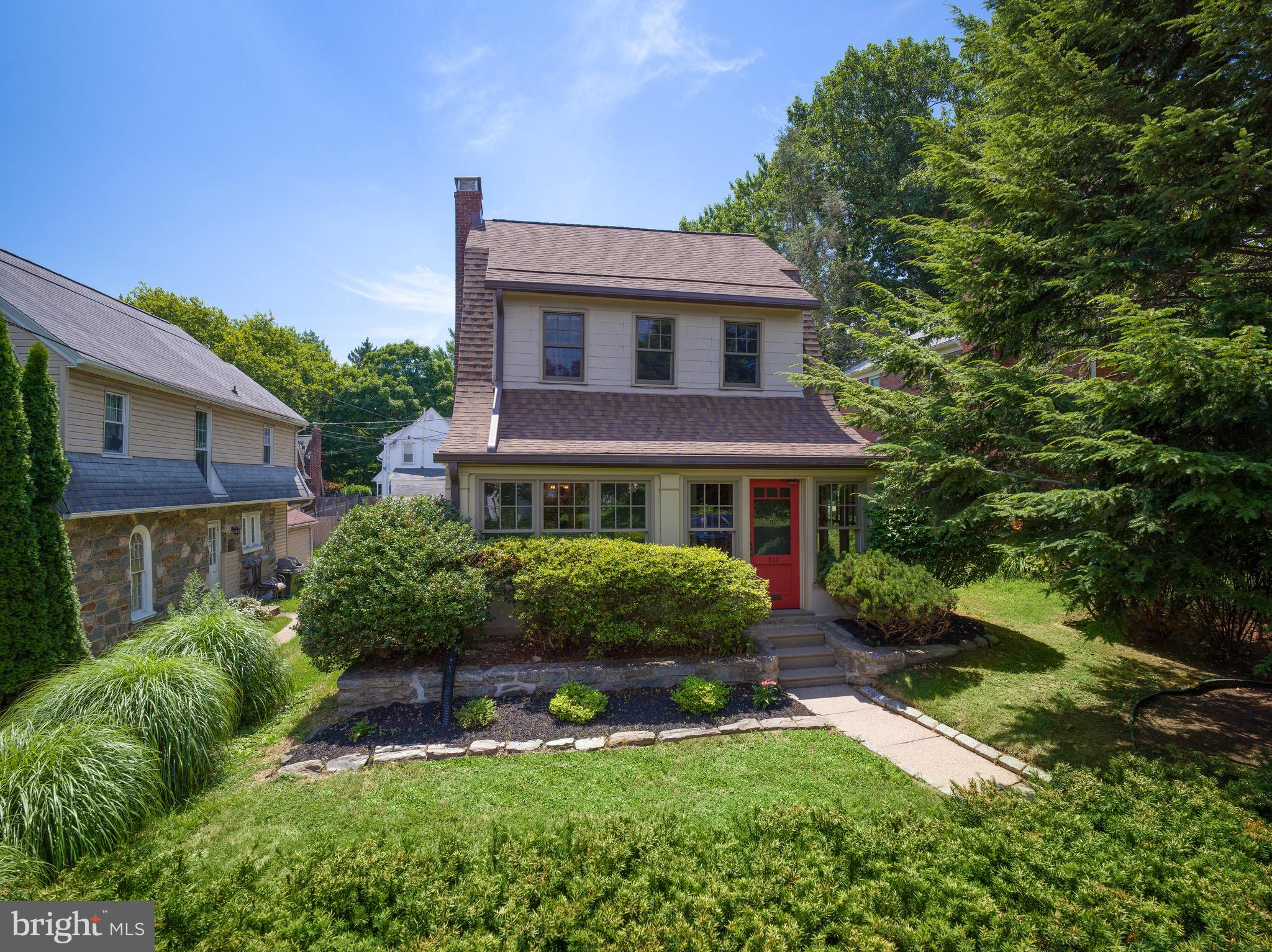 236 Rockglen Road Wynnewood, PA 19096 - Photo 2 of 38 Front Entrance