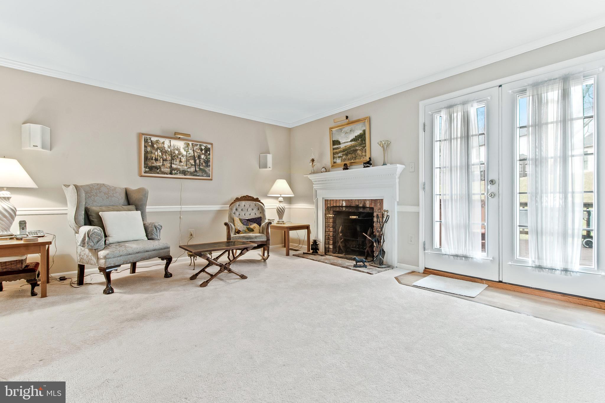 13813 Turnmore Road Silver Spring, MD 20906 - Photo 14 of 38 Great Room w/French Doors to Huge Deck & Hot Tub