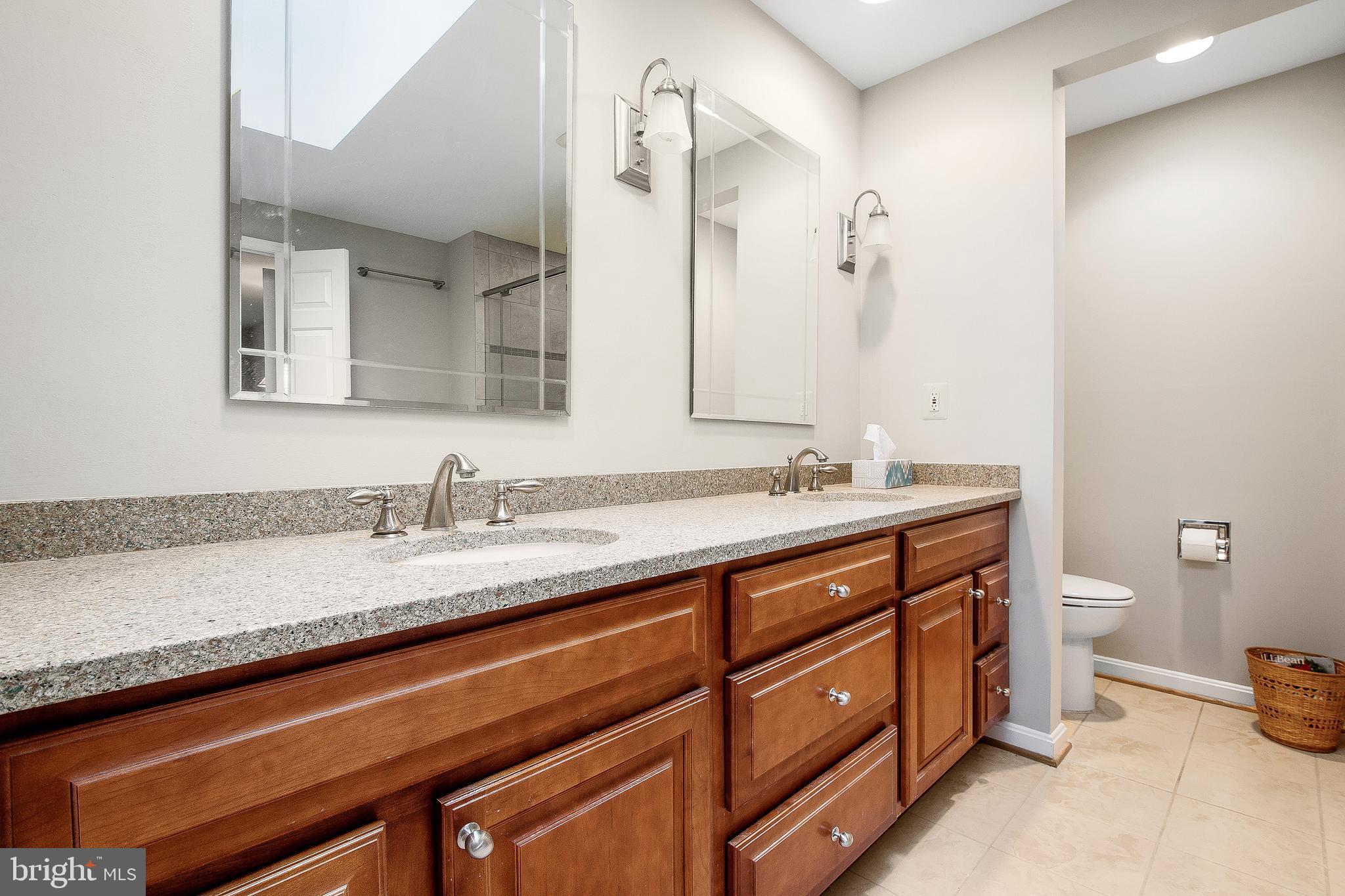 13813 Turnmore Road Silver Spring, MD 20906 - Photo 26 of 38 Private Owner's Bath w/Double Granite Vanities