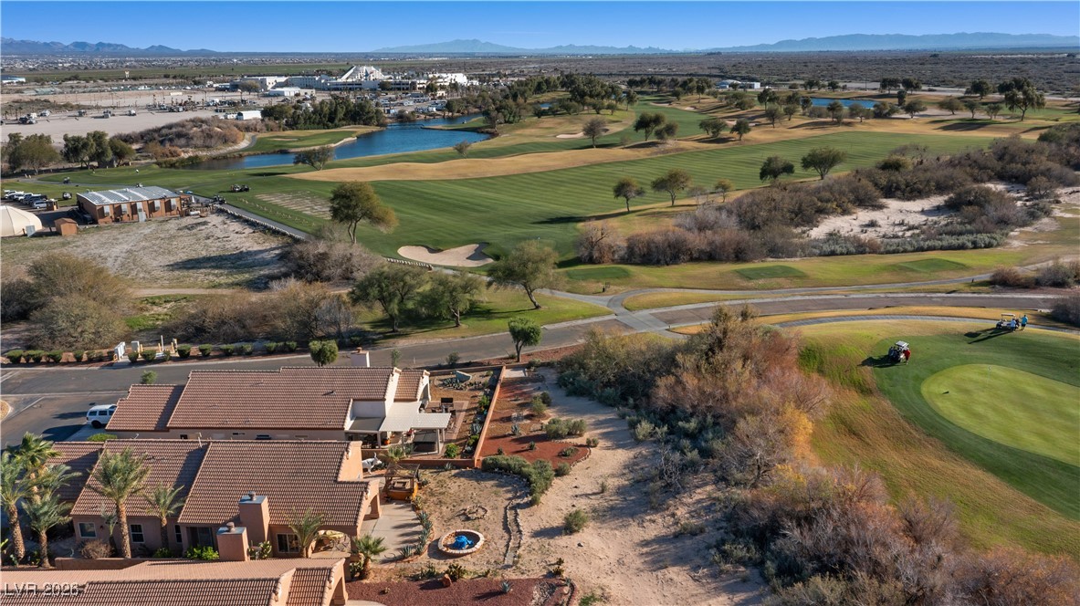 1210 Country Club Drive Laughlin, NV 89029 - Photo 69 of 80 Aerial view of property's location with a water and mountain view and nearby suburban area