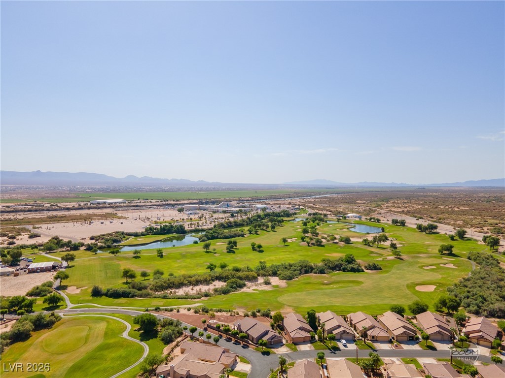 1210 Country Club Drive Laughlin, NV 89029 - Photo 79 of 80 Aerial view of the Desert Springs community gated entry, Clubhouse, Pool and Spa, and Tennis Courts all on the Golf Course