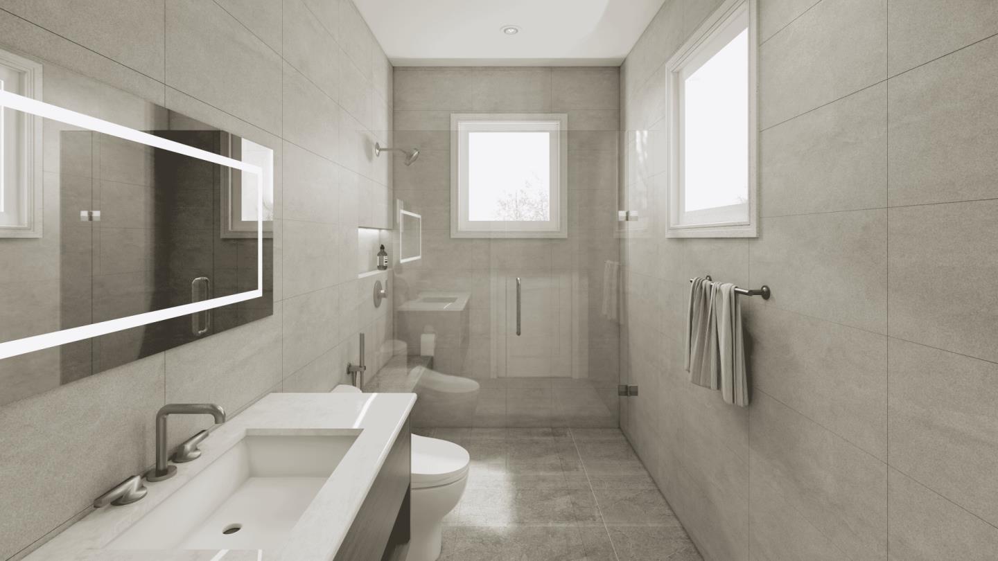 38 Bel Aire Road San Mateo, CA 94402 - Photo 21 of 24 a bathroom with a toilet a sink and shower
