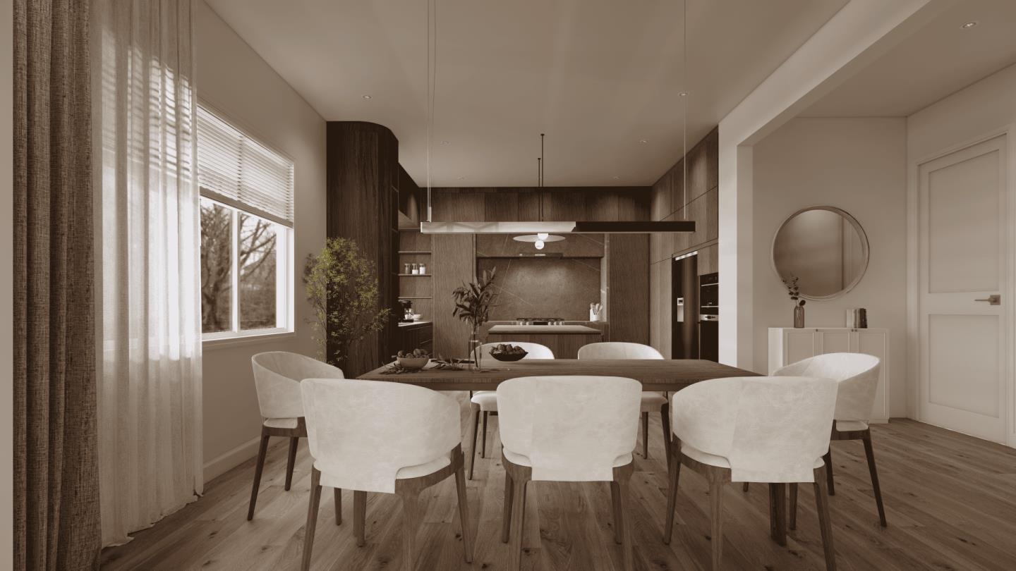 38 Bel Aire Road San Mateo, CA 94402 - Photo 5 of 24 a dining room with furniture and wooden floor