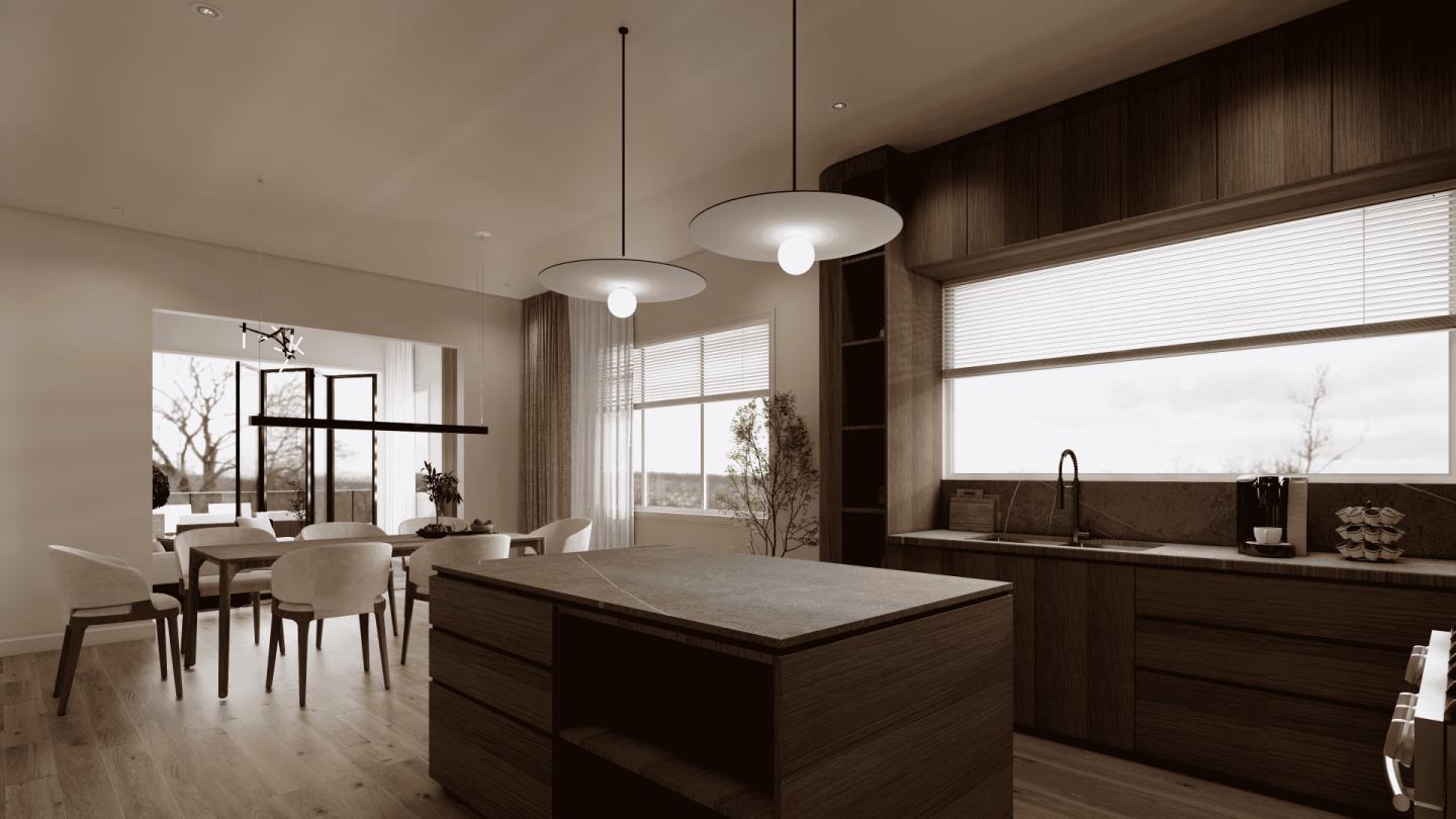 38 Bel Aire Road San Mateo, CA 94402 - Photo 8 of 24 a kitchen with a stove a sink and a wooden floor