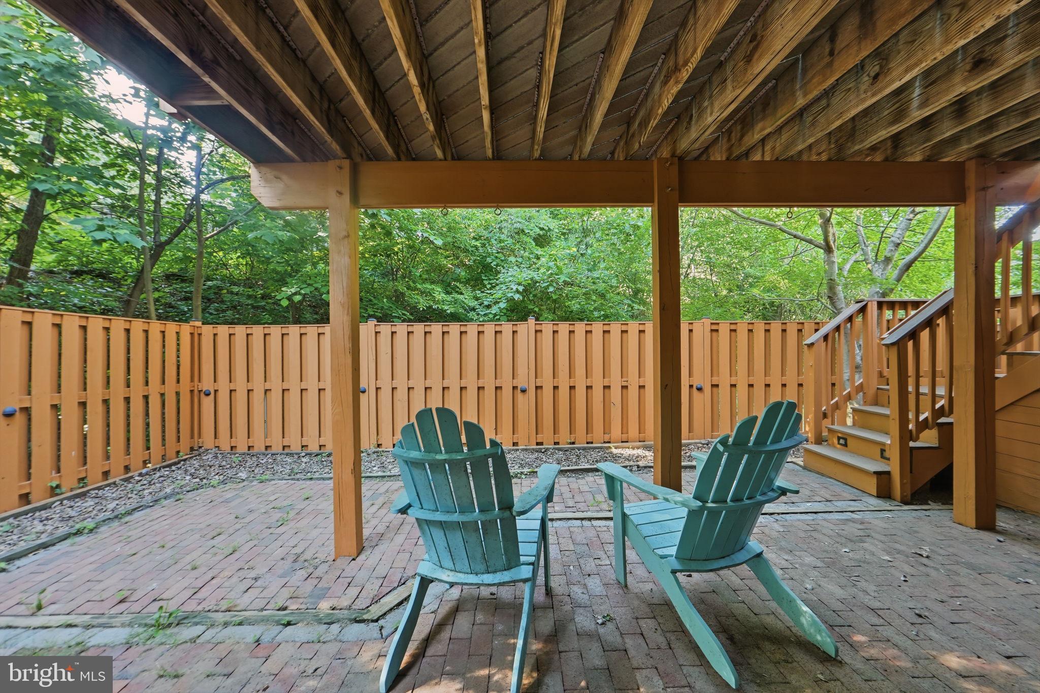 7660 Southern Oak Drive Springfield, VA 22153 - Photo 33 of 37 RELAXING BRICK PATIO UNDER DECK