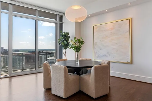 a kitchen with a sink a counter top space and appliances