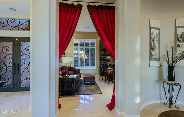 a front view of a house with outdoor space