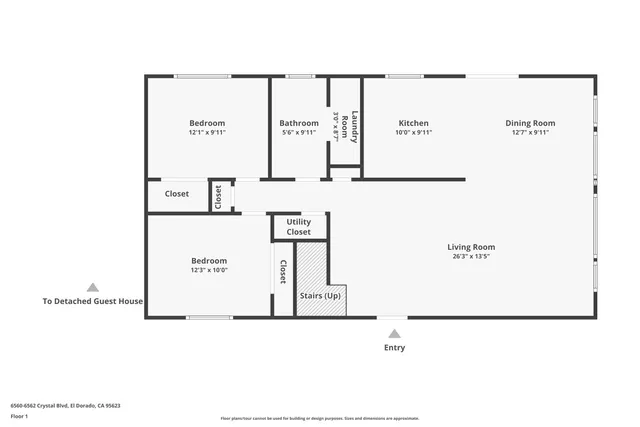 $649,000 | 6560 Crystal Boulevard, El Dorado, CA 95623