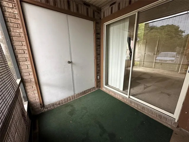 a view of front door