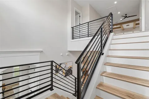 a view of a lake with a big yard