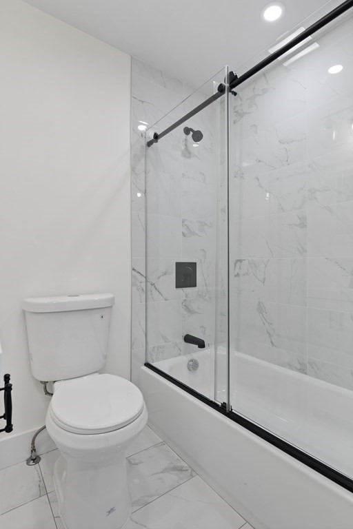 86 West Street Newton, MA 02458 - Photo 8 of 19 a bathroom with a shower and a toilet