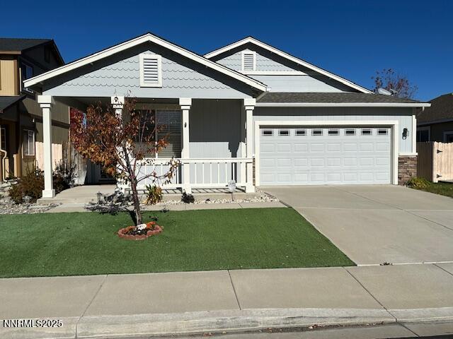 2185 Eagle Greens Drive Reno, NV 89521 - Photo 2 of 22 a front view of a house with garden